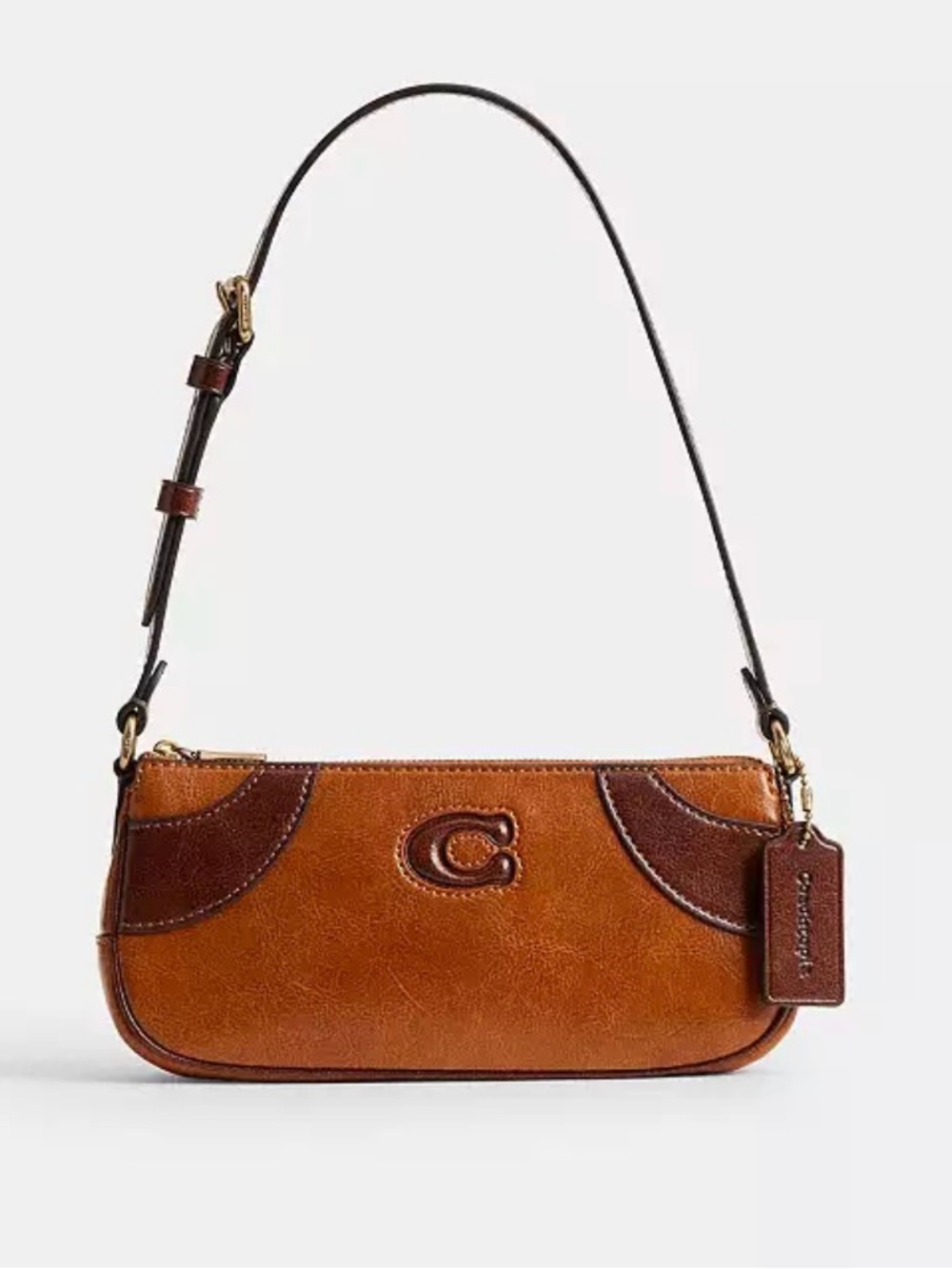 Coach Bowling Small Shoulder Bag Brown